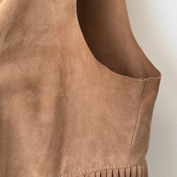 Lamarque Tan Suede Vest - Picture 10 of 12